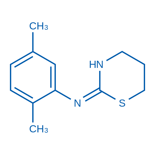 N-(2,5-Dimethylphenyl)-1,3-thiazinan-2-imine 100mg