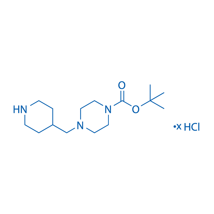 tert-Butyl 4-(piperidin-4-ylmethyl)piperazine-1-carboxylate hydrochloride(1:x) 5g