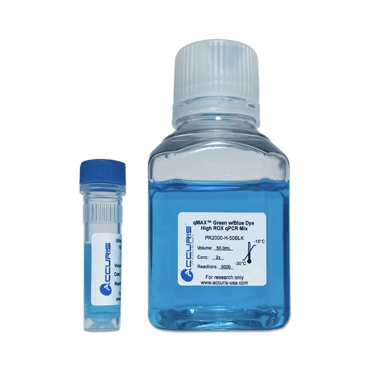 Accuris qMAX Green, with blue tracking dye, Low Rox qPCR Mix, sample, 20 reactions