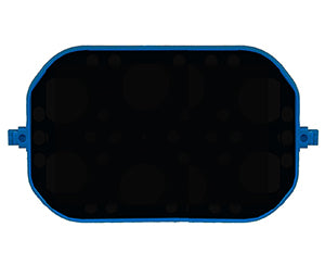 Mini rocking platform with rubber mat, 4.5 x 3 in (R2024 and H2024 Only)