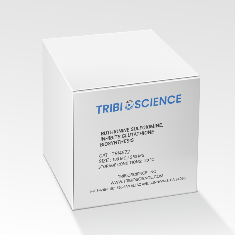 Buthionine Sulfoximine, Inhibits glutathione biosynthesis