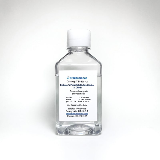Dulbecco’s Phosphate Buffered Saline (DPBS), Calcium and Magnesium, Endotoxin-free, Sterile