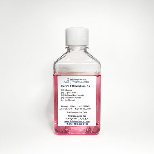 Ham’s F10 medium with L-Glutamine, and Sodium Pyruvate