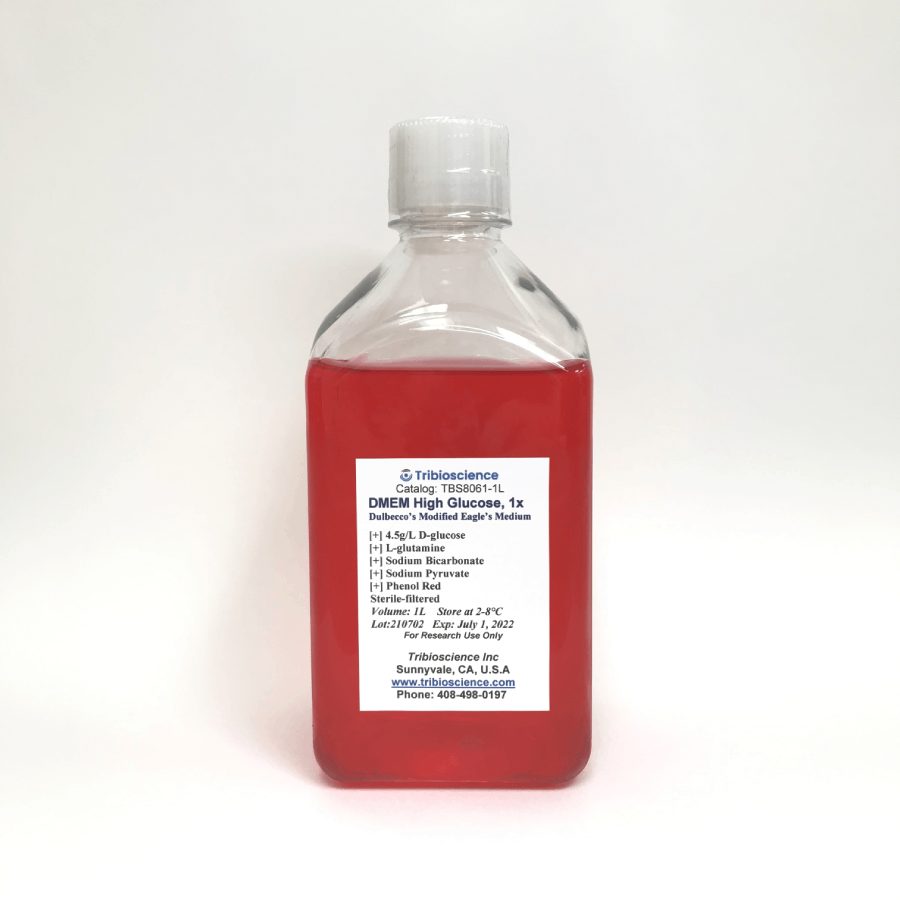 DMEM- high Glucose Medium with Sodium Pyruvate