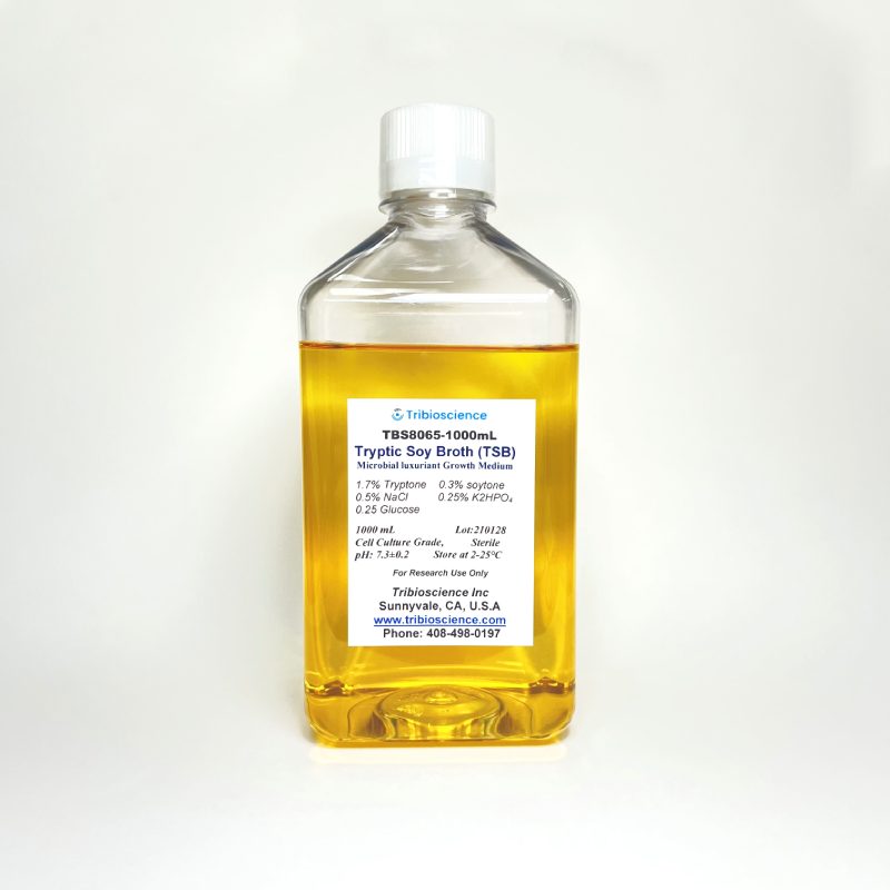 Tryptic Soy Broth (TSB) Medium, Liquid