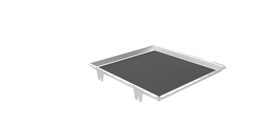 Stainless Steel Base Plate with Slip Resistant Tray, Attachment for BenchMate Orbital Shakers (OS-10 and OS-20)